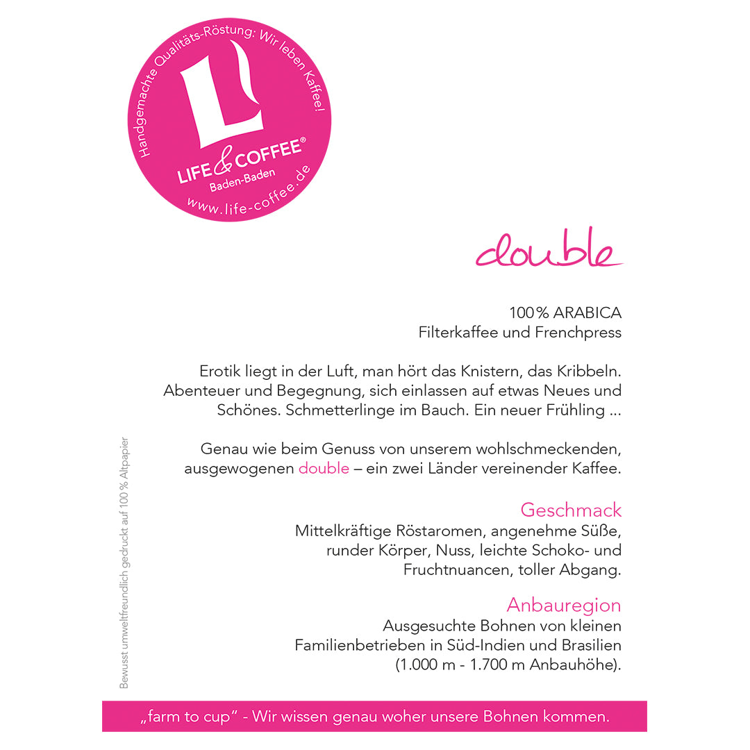 Double · 100 % Arabica